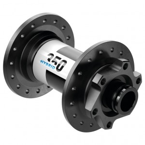 Mozzo RA DT Swiss 350 Hybrid MTB DB - 110mm/15mm TA Boost, IS 6f, 32 fori