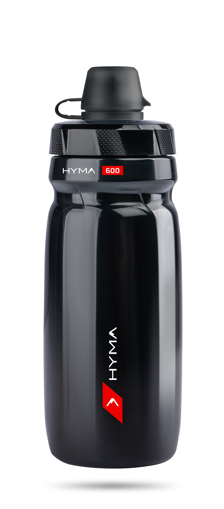 Borraccia RaceOne HYMA con cover 600 ml. NERO