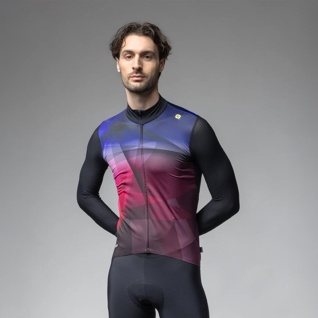 Maglia Maniche Lunghe Uomo Alè QUICK BORDEAUX