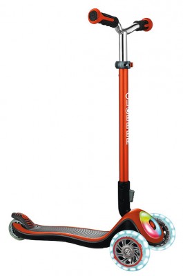 Monopattino Globber Elite Prime - kupfer con ruote e superficie luminosa
