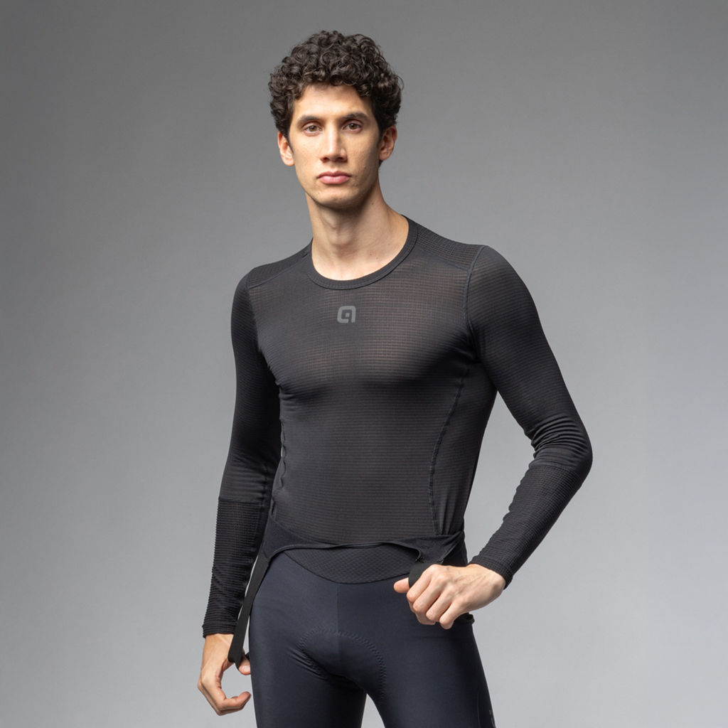 Maglia Maniche Lunghe Uomo Alè GRID MAN NERO