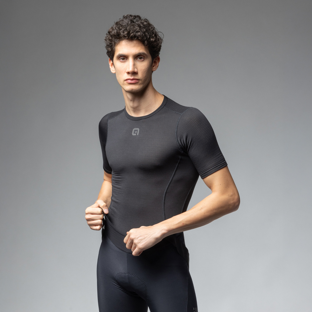 Maglia Maniche Corte Uomo Alè GRID MAN NERO