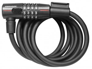 Lucc.spirale con cifre Trlk.180cm Ø12mm - SK 312/180/12nero con supporto ZK 234