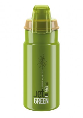 Borraccia Elite Jet Green Plus - 550ml, verde/oliva