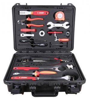 Set di attrezzi hobby Unio  - rosso, 37 pezzi - 1600HOMEKIT-US