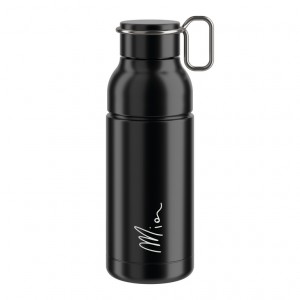 Borraccia Elite Mia - 650ml, nero, acciaio inossidabile