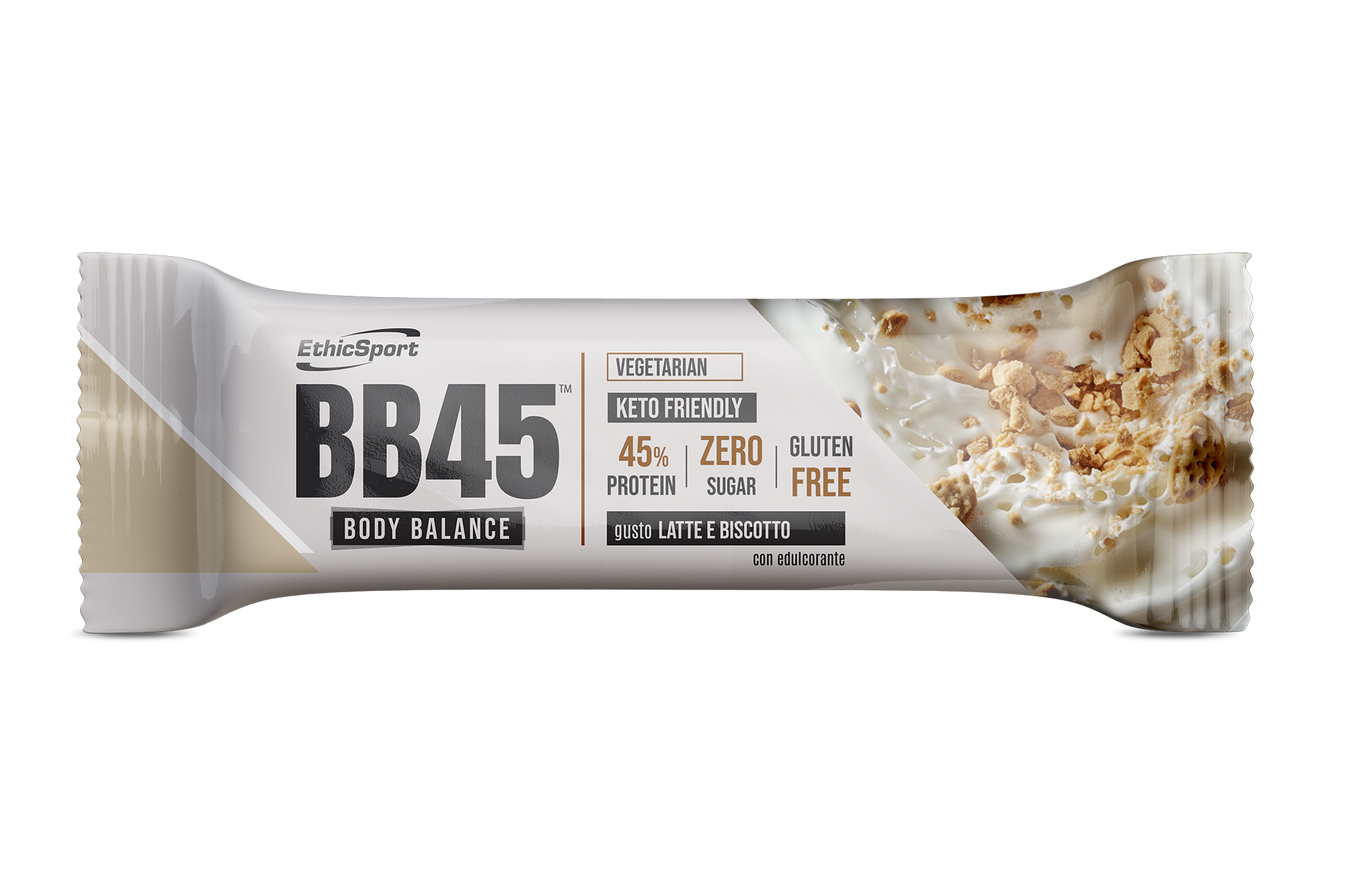ETHICSPORT BB45 Latte e Biscotto - Box 18 Barrette