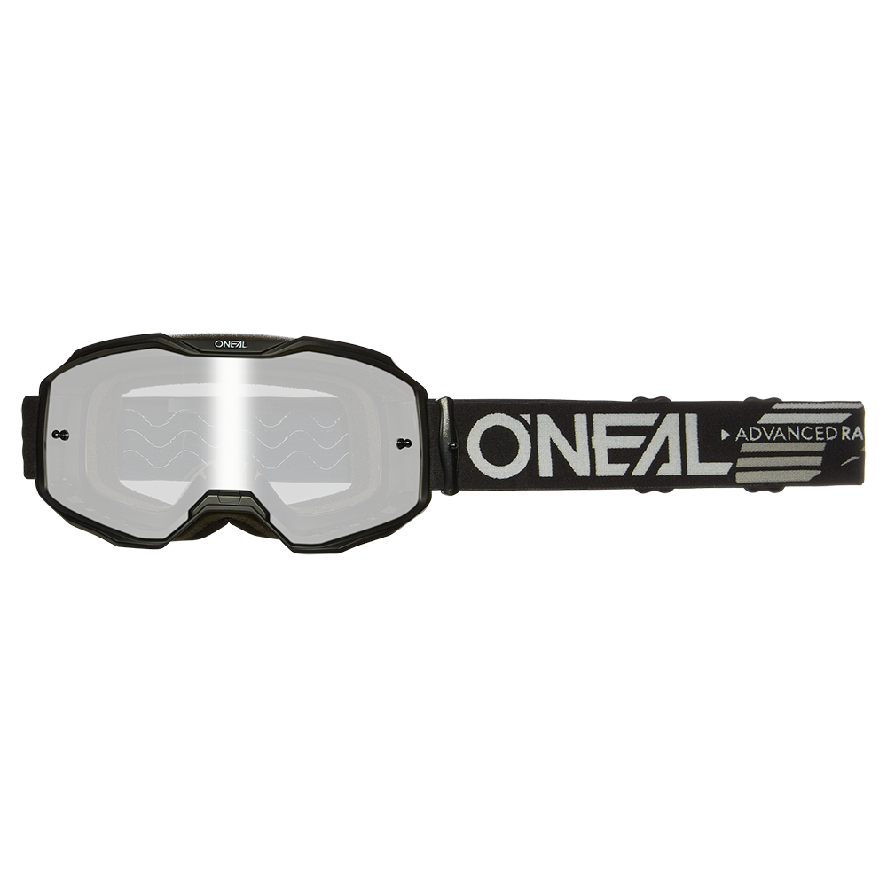 Maschera O'Neal B10 SOLID UNICA NERO / ARGENTO