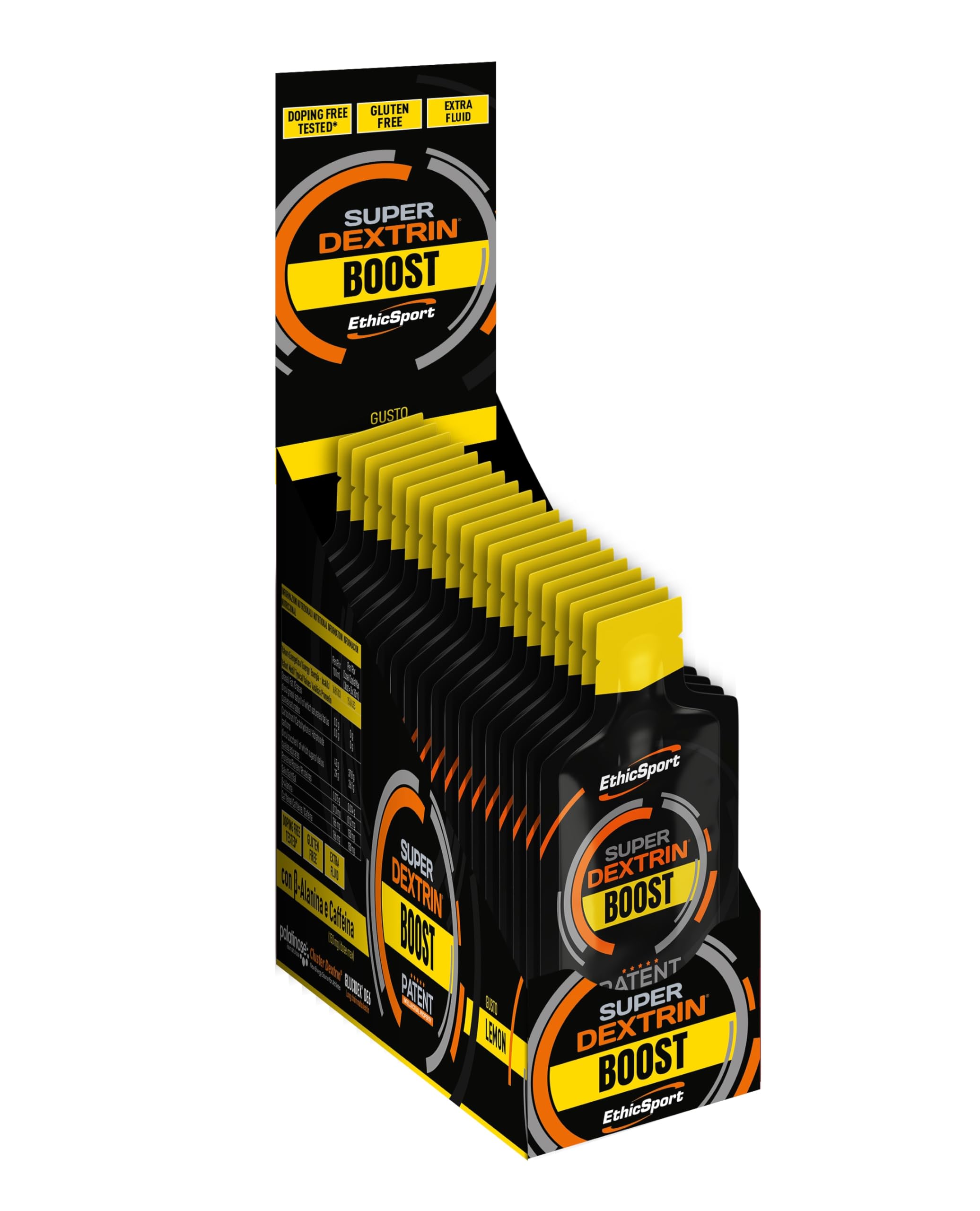 ETHICSPORT SUPER DEXTRIN BOOST Lemon - Box 20 Pack