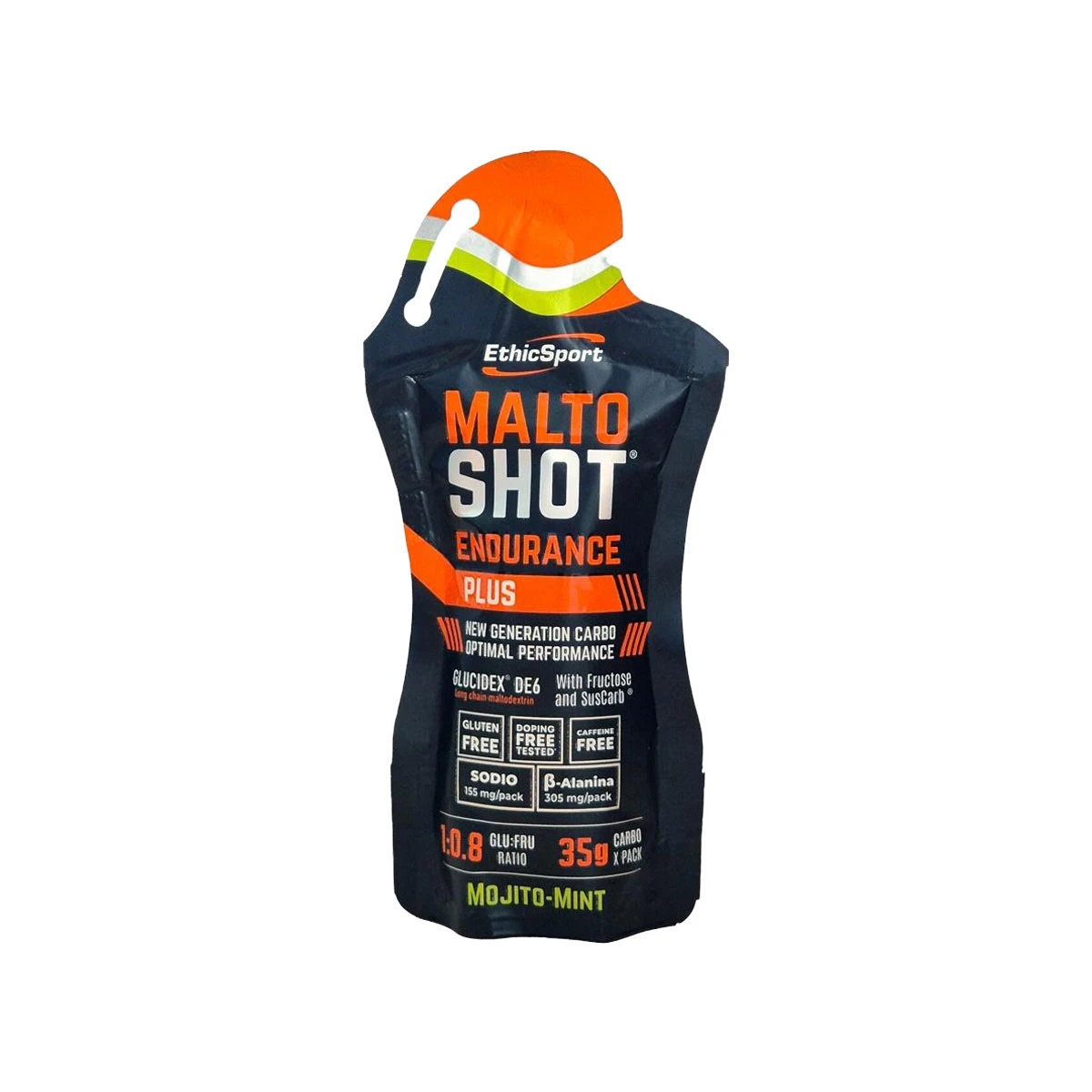ETHICSPORT MALTOSHOT ENDURANCE PLUS Mojito Mint - Pack 50ml.