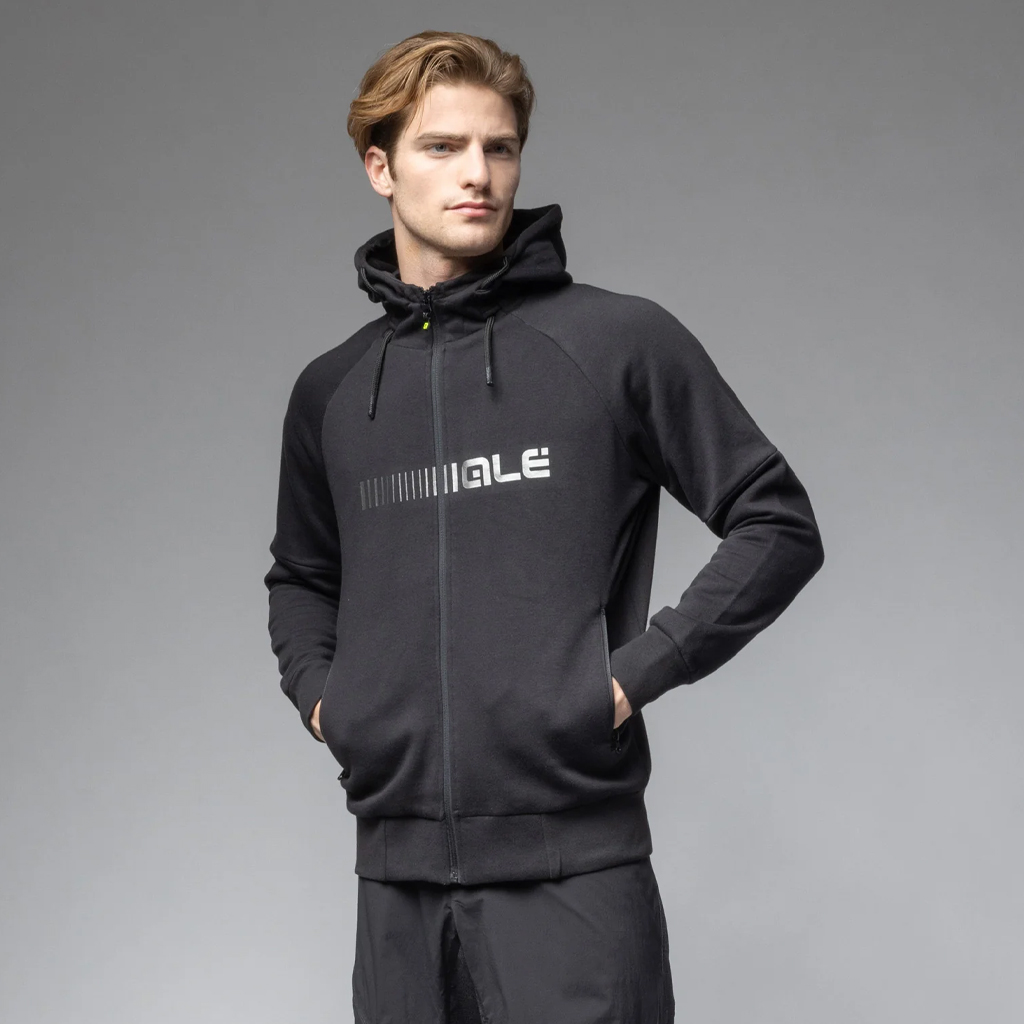 Felpa Uomo con Cappuccio Alè GRIGIO