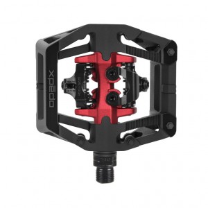 Pedale Xpedo Clipless GFX Neo - nero/rosso, 9/16