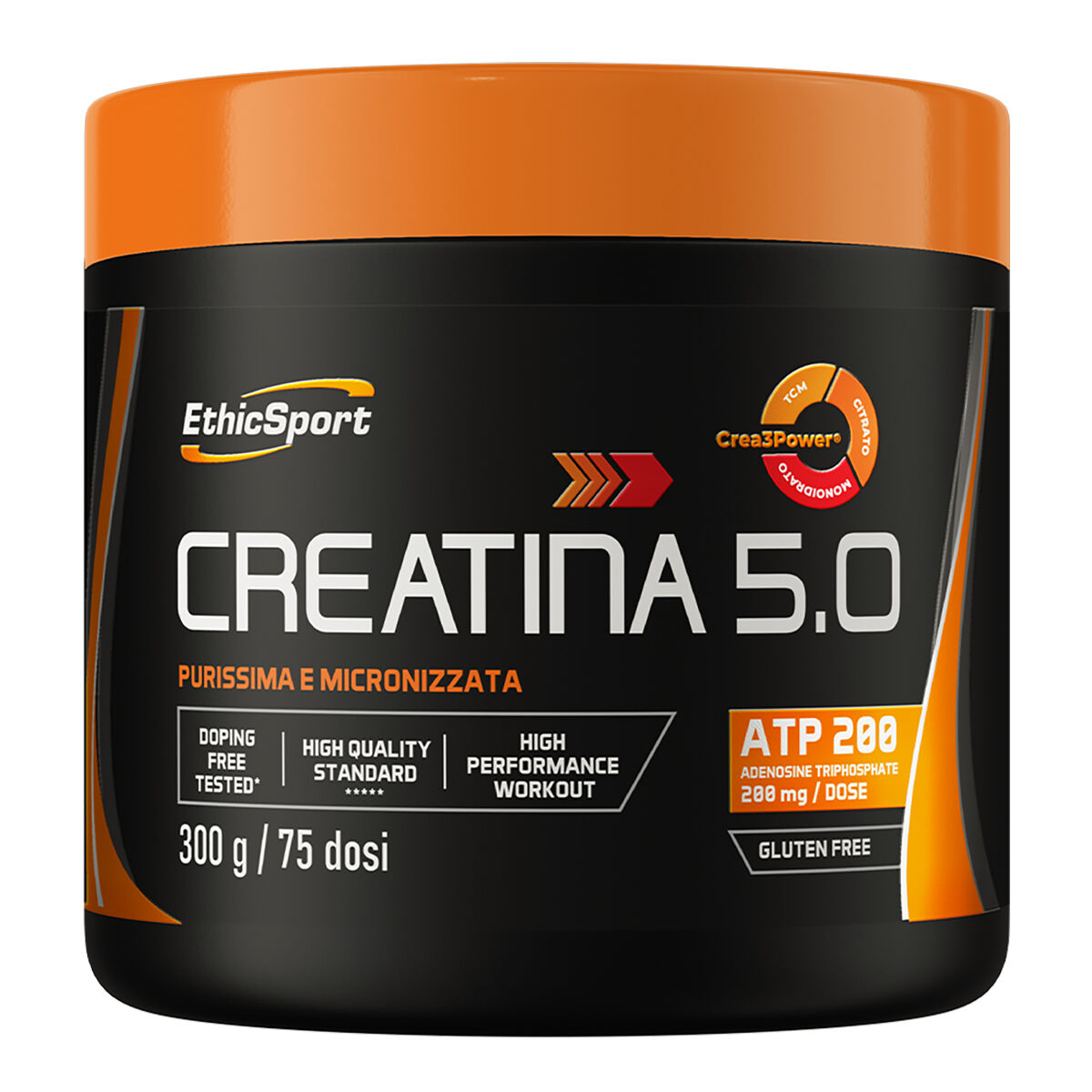 ETHICSPORT CREATINA 5,0 - Barattolo 300g.  