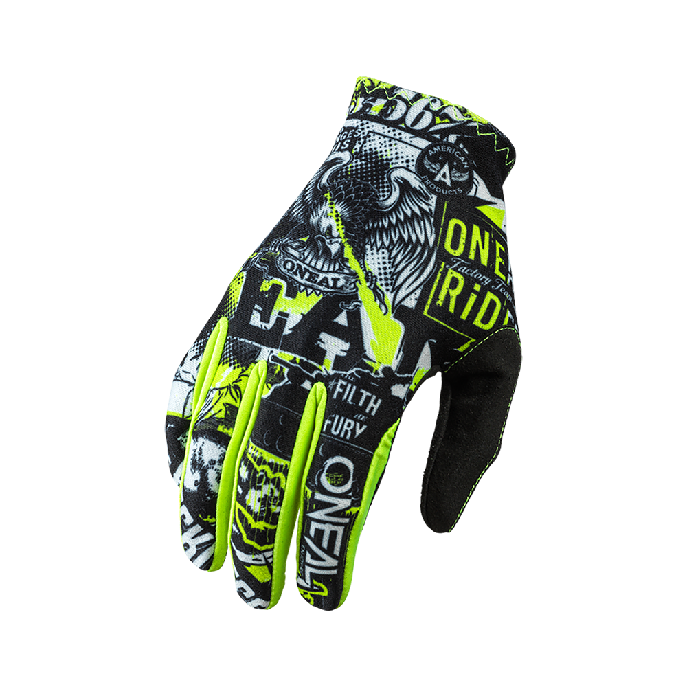 Guanti O'Neal MATRIX Attack BLACK/NEON YELLOW