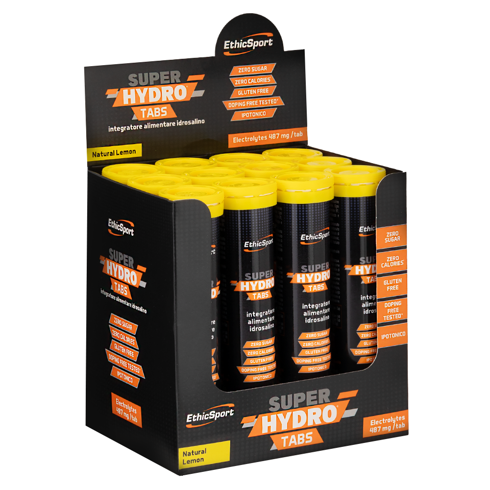 ETHICSPORT SUPER HYDRO TABS Limone - Tubetto 20 compresse effervescenti