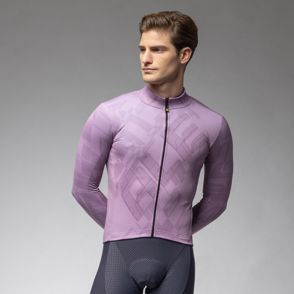 Maglia Maniche Lunghe Uomo Alè SCHEMA MALVA