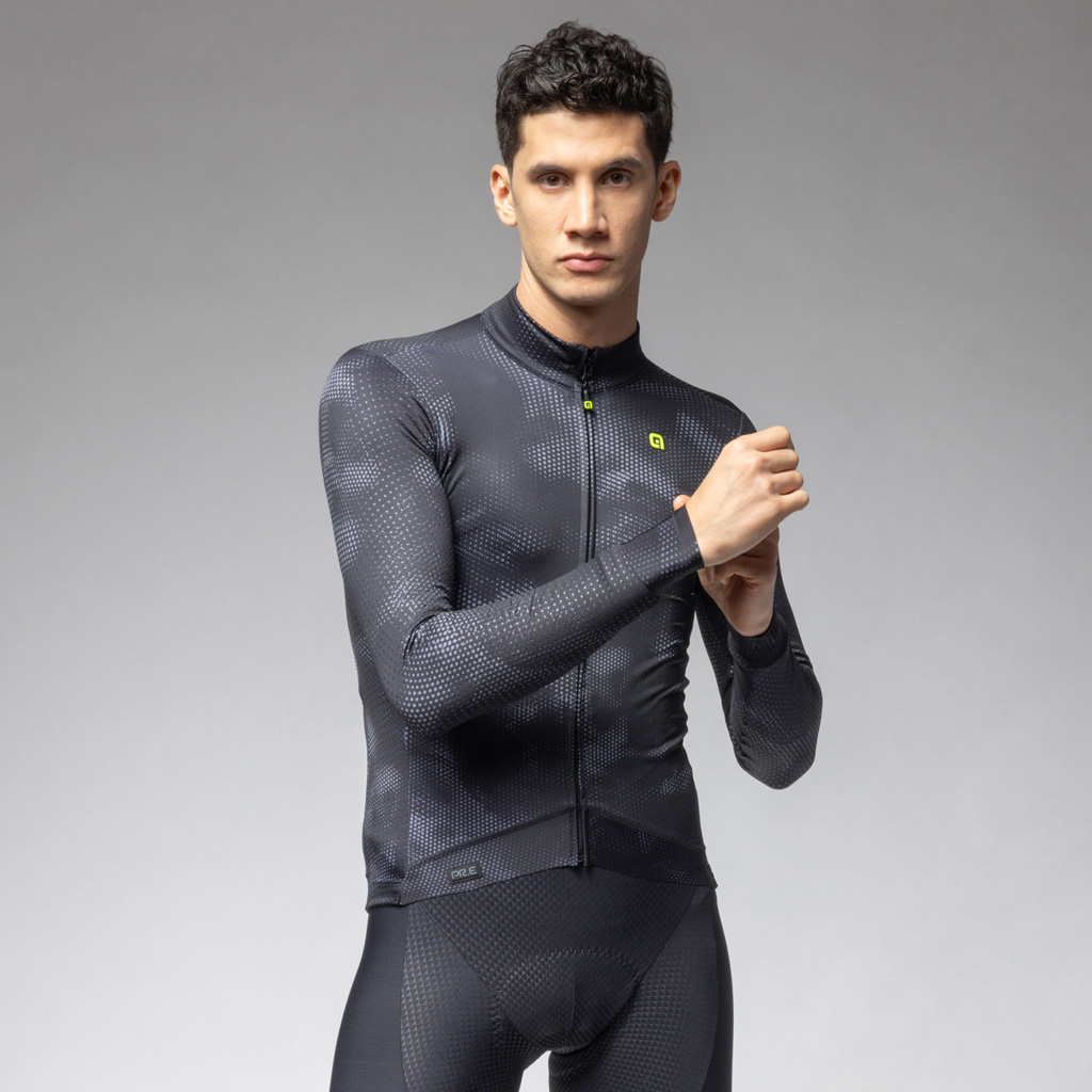 Maglia Maniche Lunghe Uomo Alè SPRAY NERO