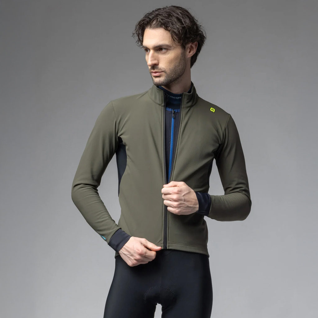 Giacca Invernale Idrorepellente Alè K-DOUBLE VERDE MILITARE