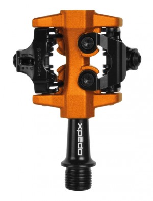 Pedali Xpedo Clipless XMF10AC - Nero/aranci.9/16
