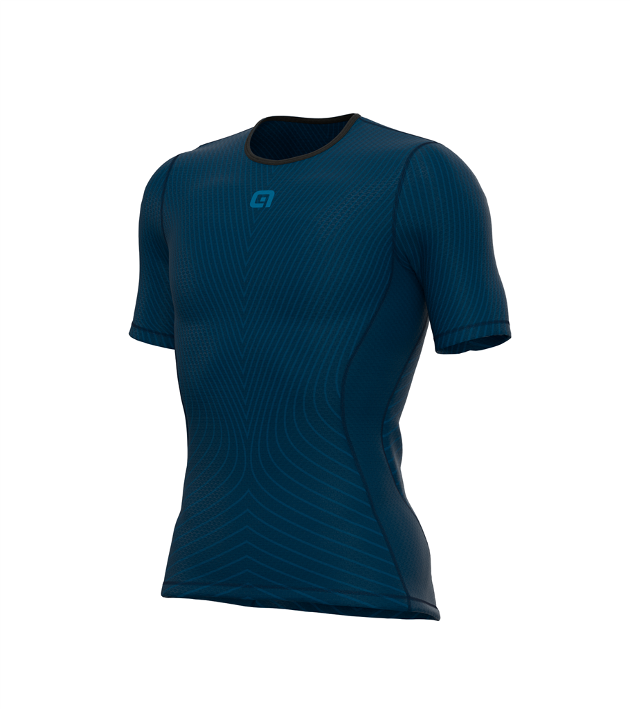 Maglia Maniche Corte Uomo Alè SCATTO PETROLIO