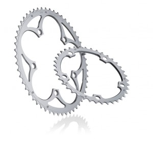 Corona dent. Miche Supertype BCD 135CA - dentro 39 d. argento 9/10 v. Campagnolo