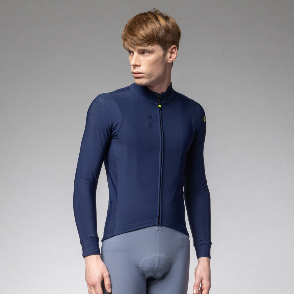 Maglia Maniche Lunghe Uomo Alè FONDO 3.0 BLU MARINO