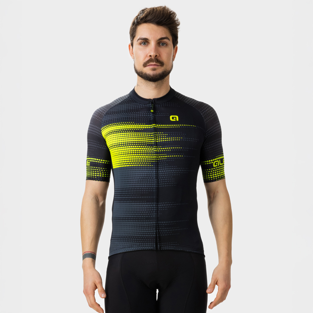 Maglia Maniche Corte Uomo Alè TURBO NERO