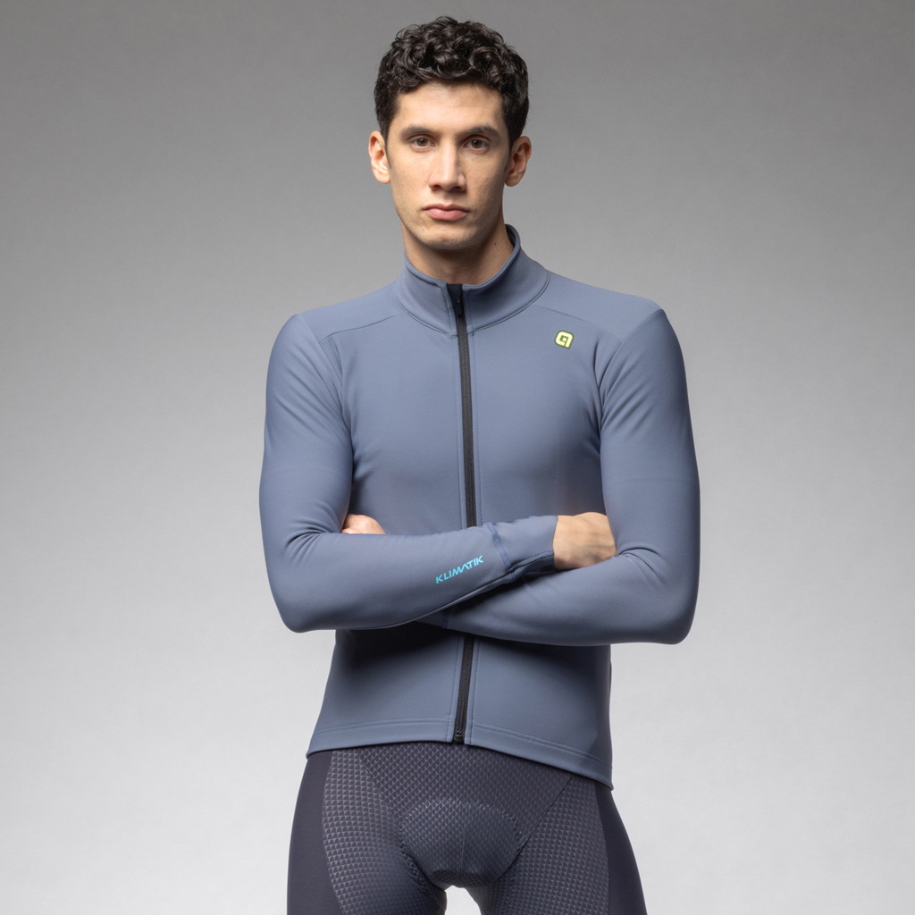Maglia Maniche Lunghe Idrorepellente Alè K_IDRO ACCIAIO