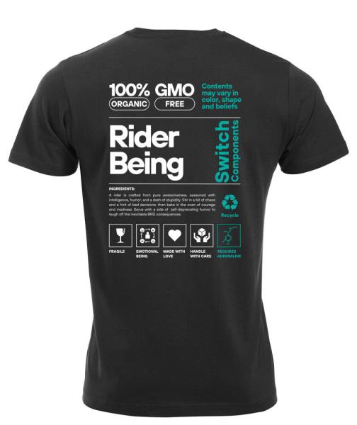 T-Shirt Switch RIDER BEING NERO
