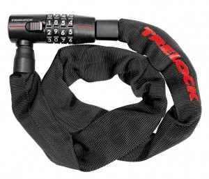 Lucc. catena Trelock BC 280 CODE - lung. 85cm, Ø5mm, nero, senza supp.