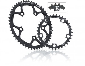 Corona dent. Miche Super 11 BCD 110 - dentro 34 d. nero 11 v. Campagnolo