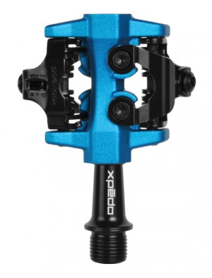 Pedali Xpedo Clipless XMF10AC - Nero/blu 9/16