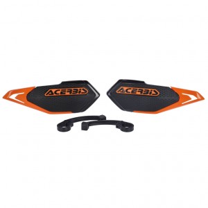 Paramani Acerbis X-Elite - Ne/ar,per manopole E-Bike/MTB/Minicross 
