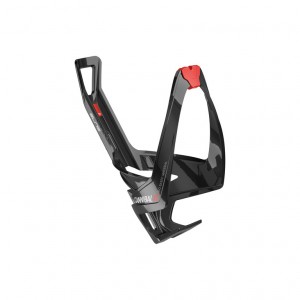 Portaborraccia Elite Cannibal XC - a base bio, nero lucido / rosso