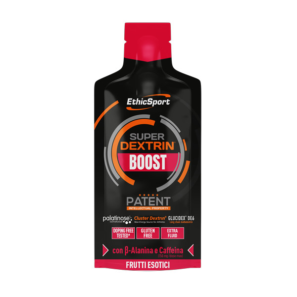 ETHICSPORT SUPER DEXTRIN BOOST Frutti Esotici - Pack 30 ml.