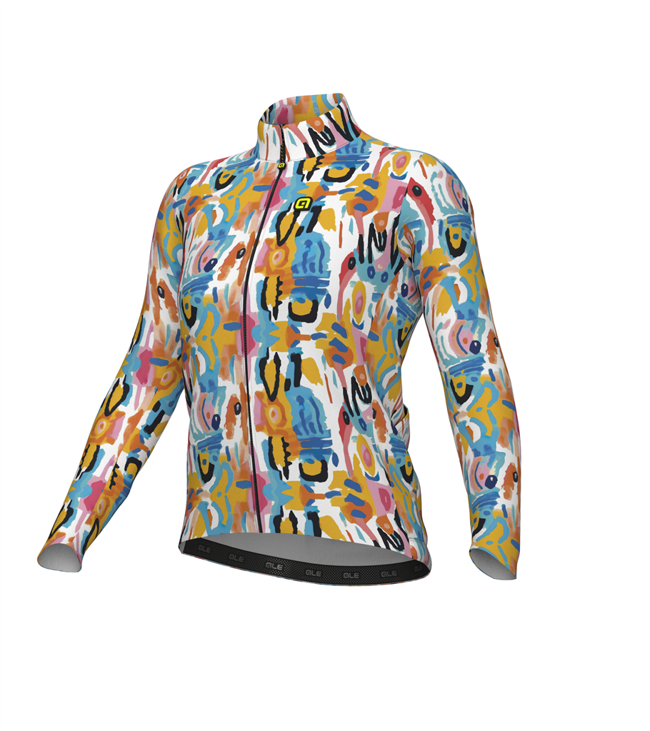 Maglia Maniche Lunghe Donna Alè TRIBAL BIANCO