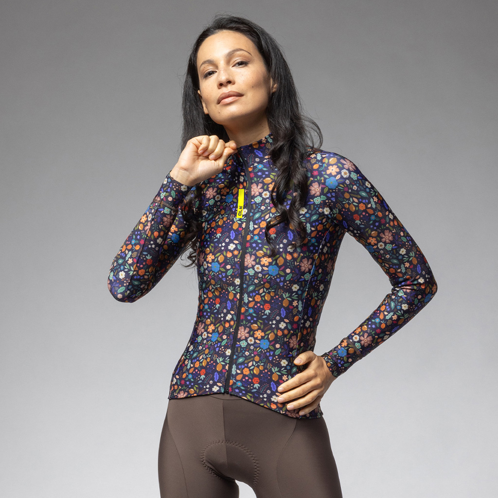 Maglia Maniche Lunghe Donna Alè FLOWERY MULTICOLOR
