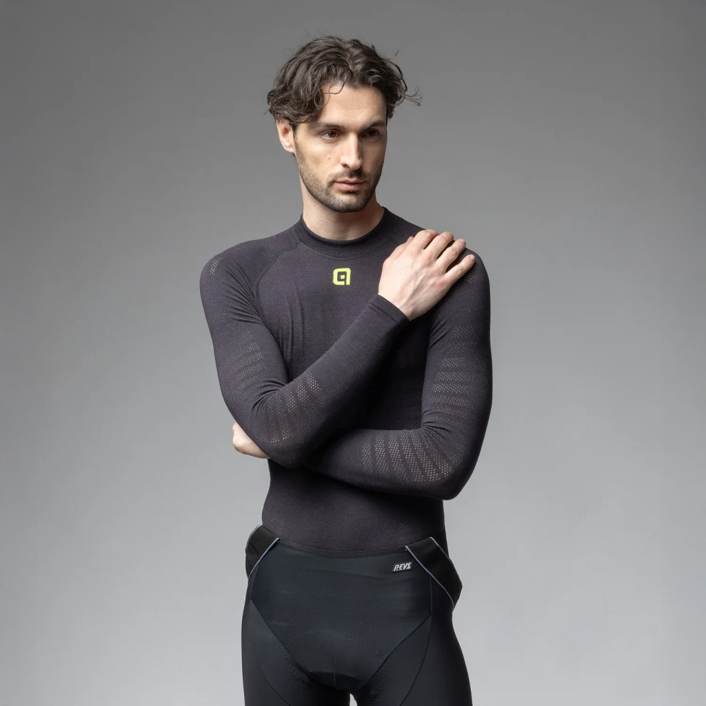 Maglia Maniche Lunghe Uomo Alè WOOL MAN GRIGIO
