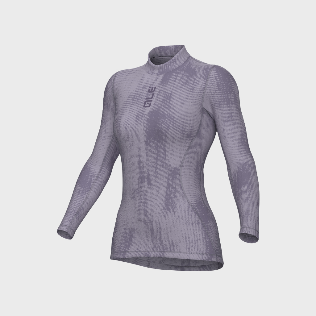 Maglia Maniche Corte Donna Alè KNITTED MALVA