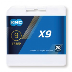 Catena per cambio KMC X9 grigio - 1/2