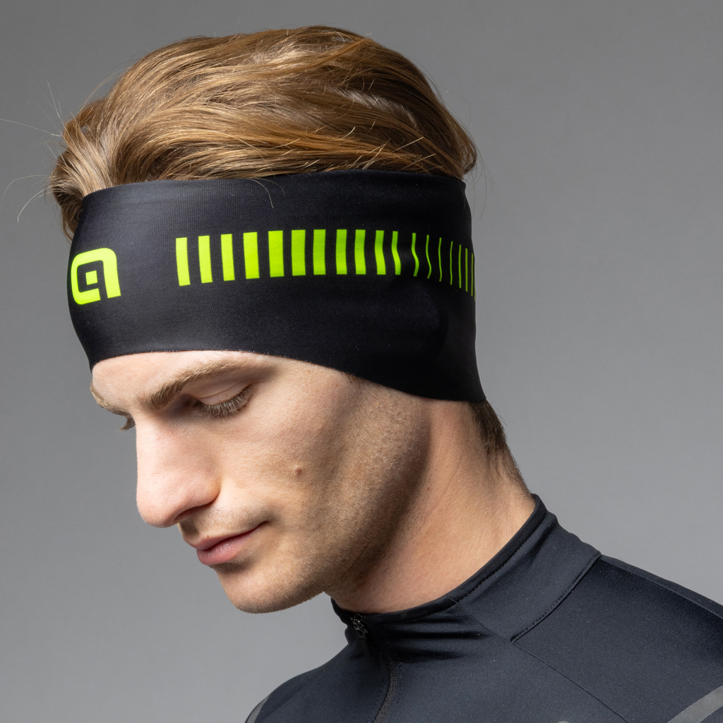 Fascia Copriorecchie Unisex Alè STRADA UNICA GIALLO FLUO