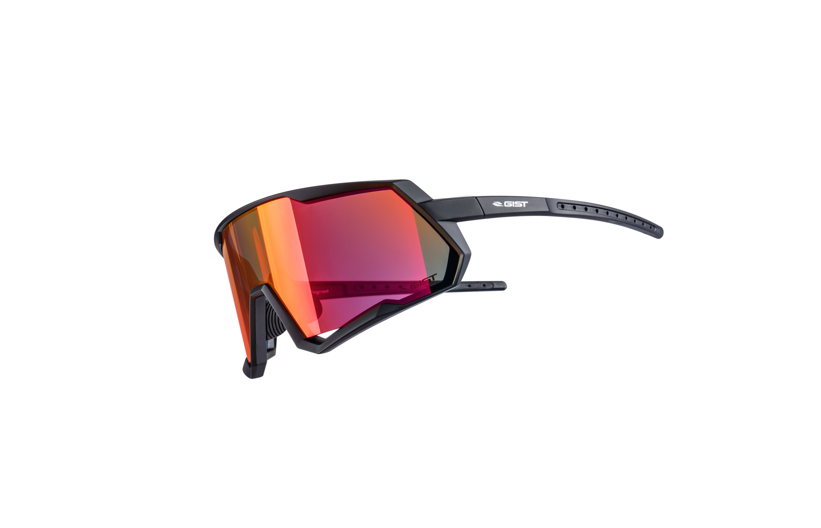 Occhiali Gist MASK NERO-LENTE ROSSA