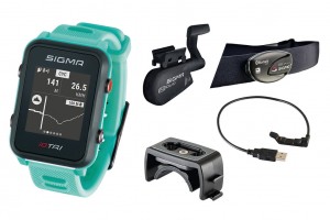 Orologio sportivo Sigma ID Tri Set - menta-neon