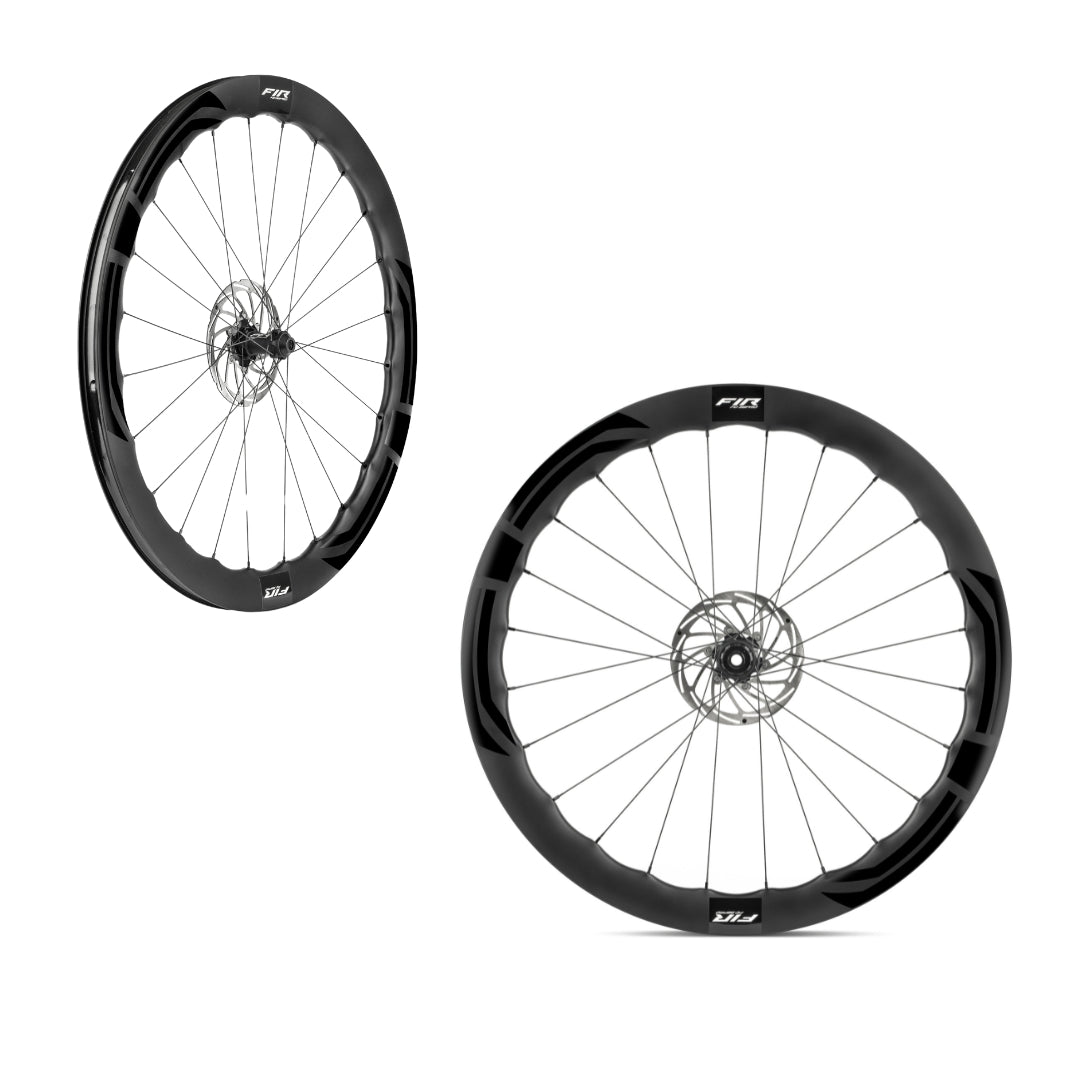 Coppia Ruote FIR FC 50 PRO Carbon Disk Road NERO
