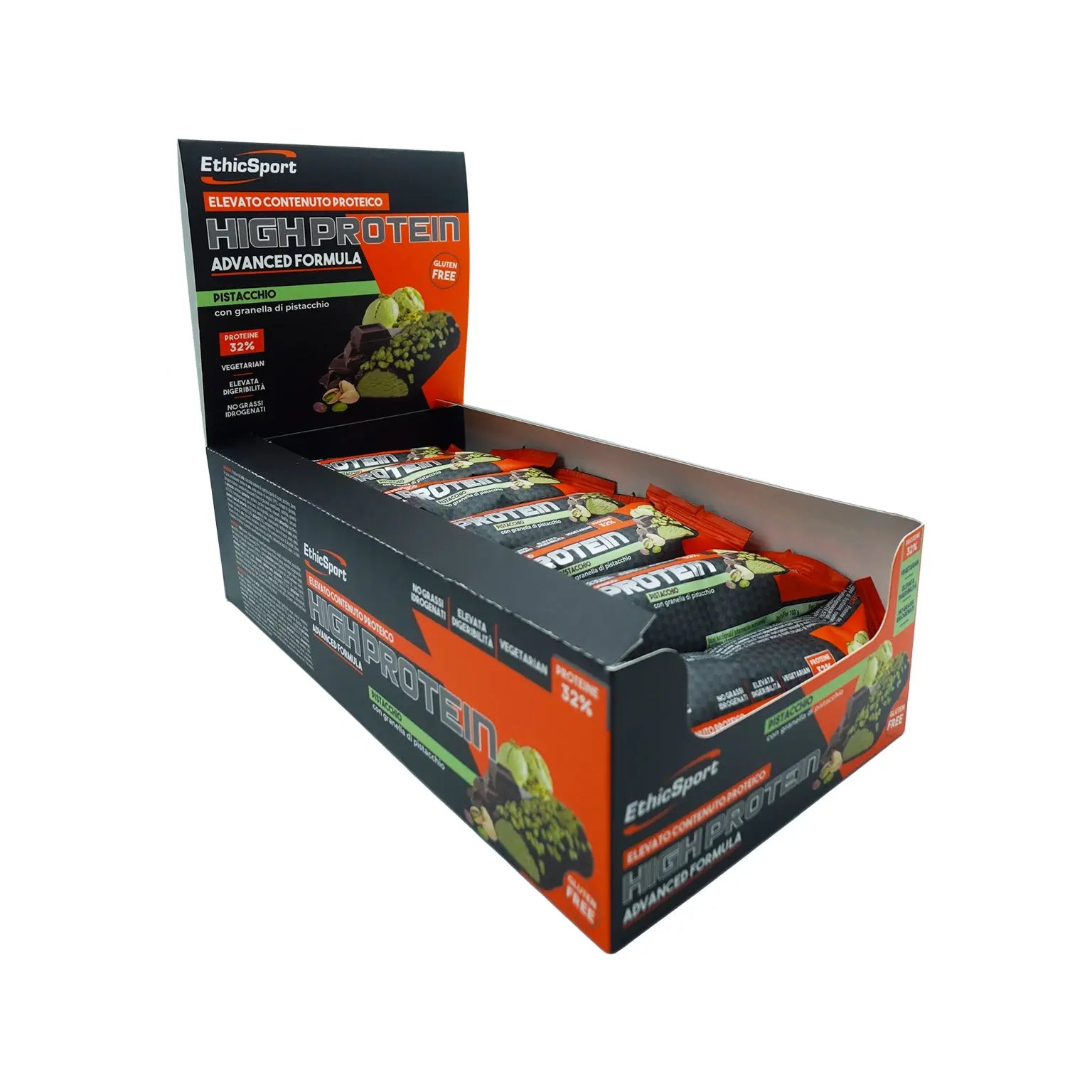 ETHICSPORT HIGH PROTEIN Pistacchio - Box 21 Barrette