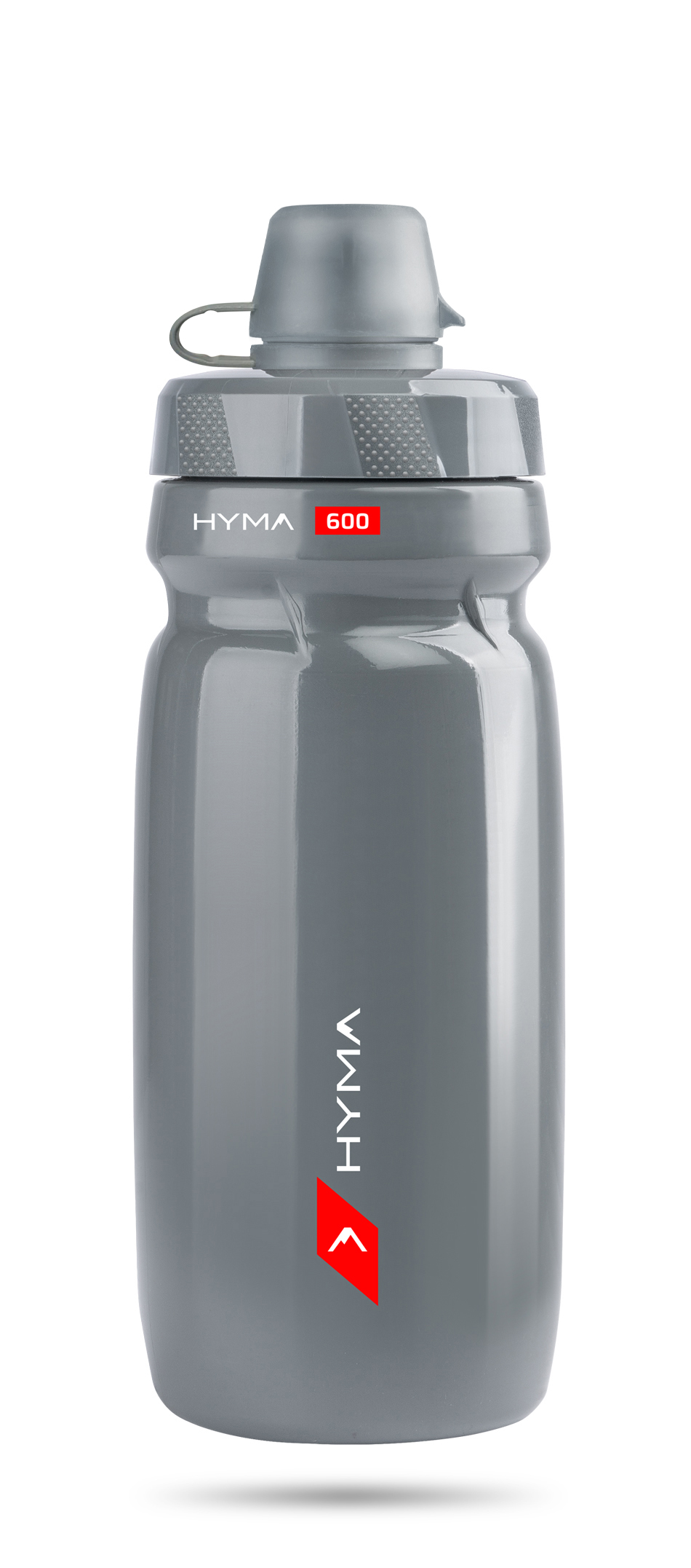 Borraccia RaceOne HYMA con cover 600 ml. GRIGIO