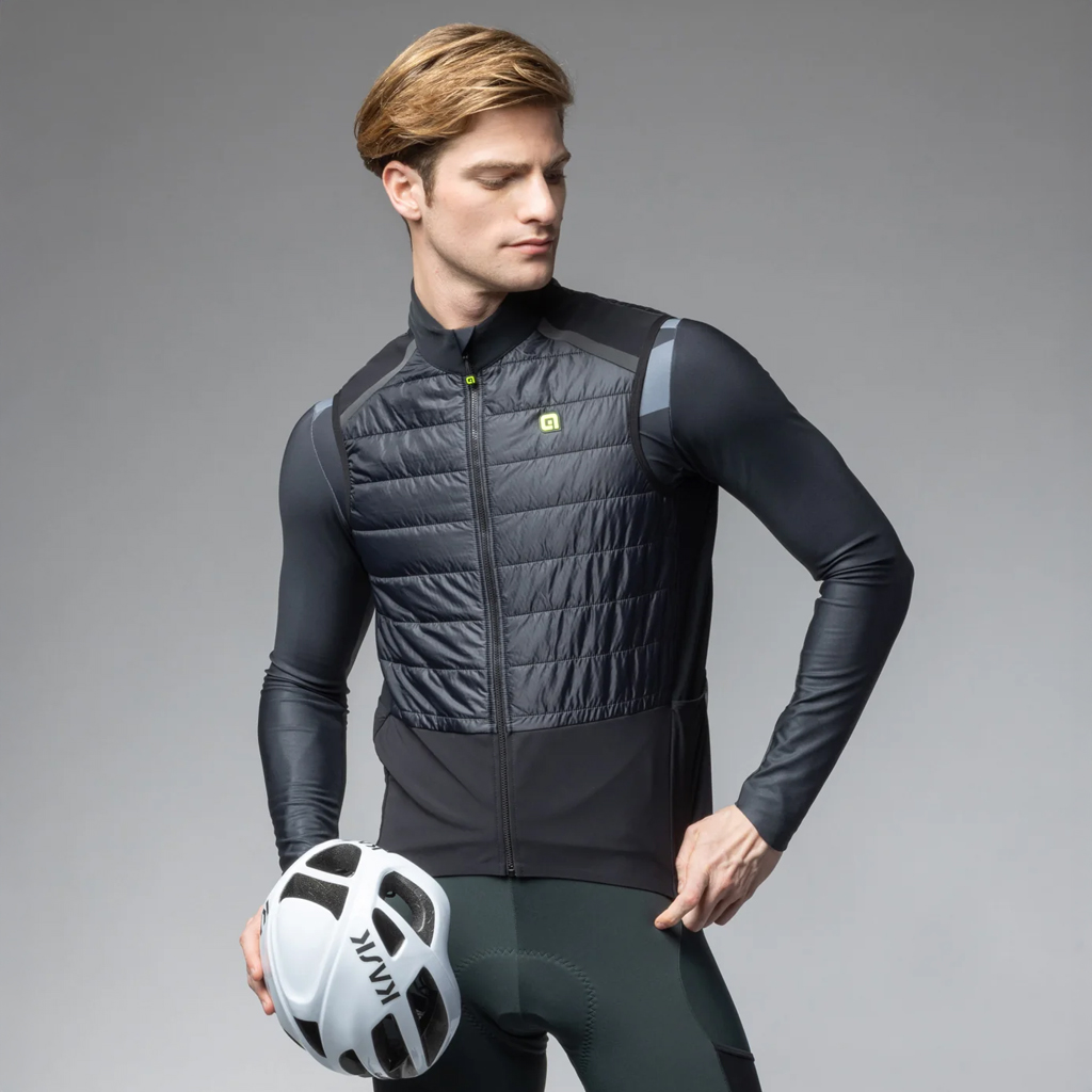 Gilet Smanicato Idrorepellente Alè CARGO NERO