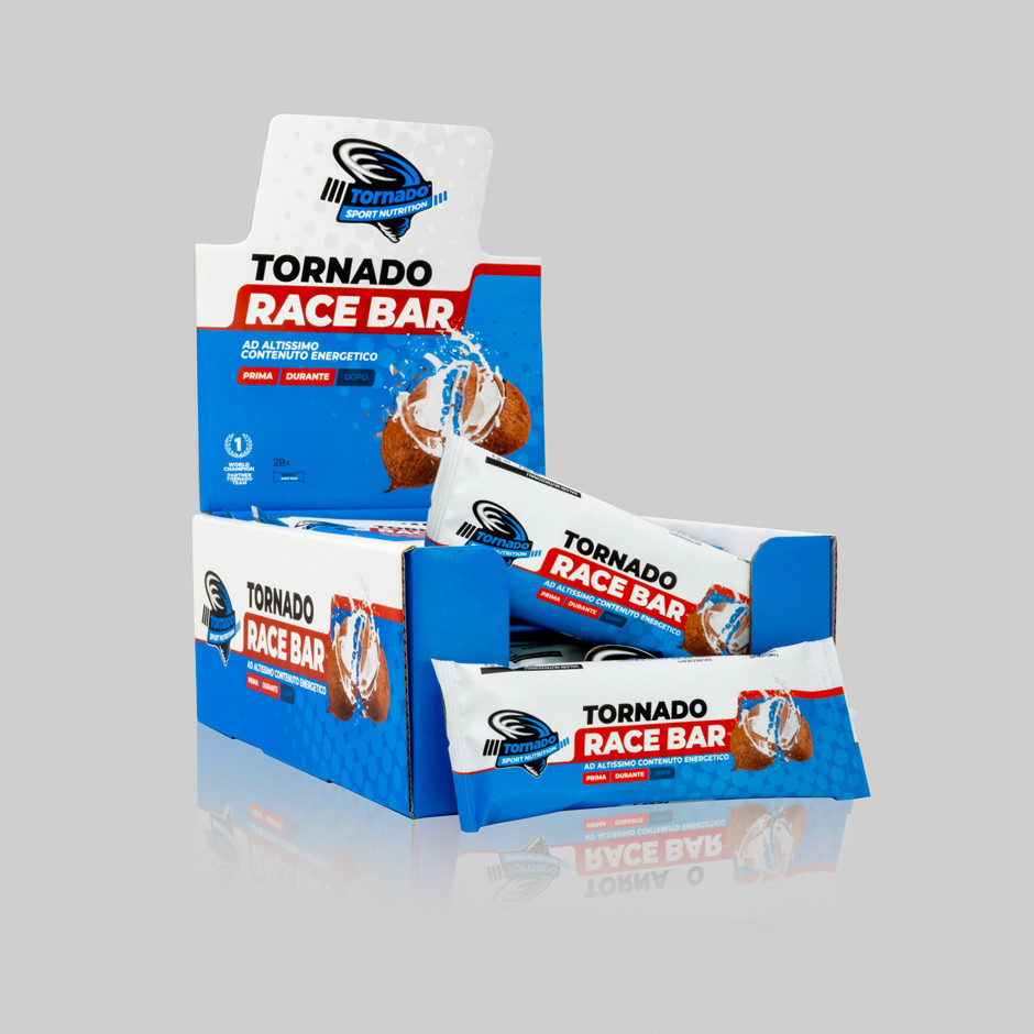 Tornado RACE BAR Cocco - Confezione 28 Barrette da 35 g.