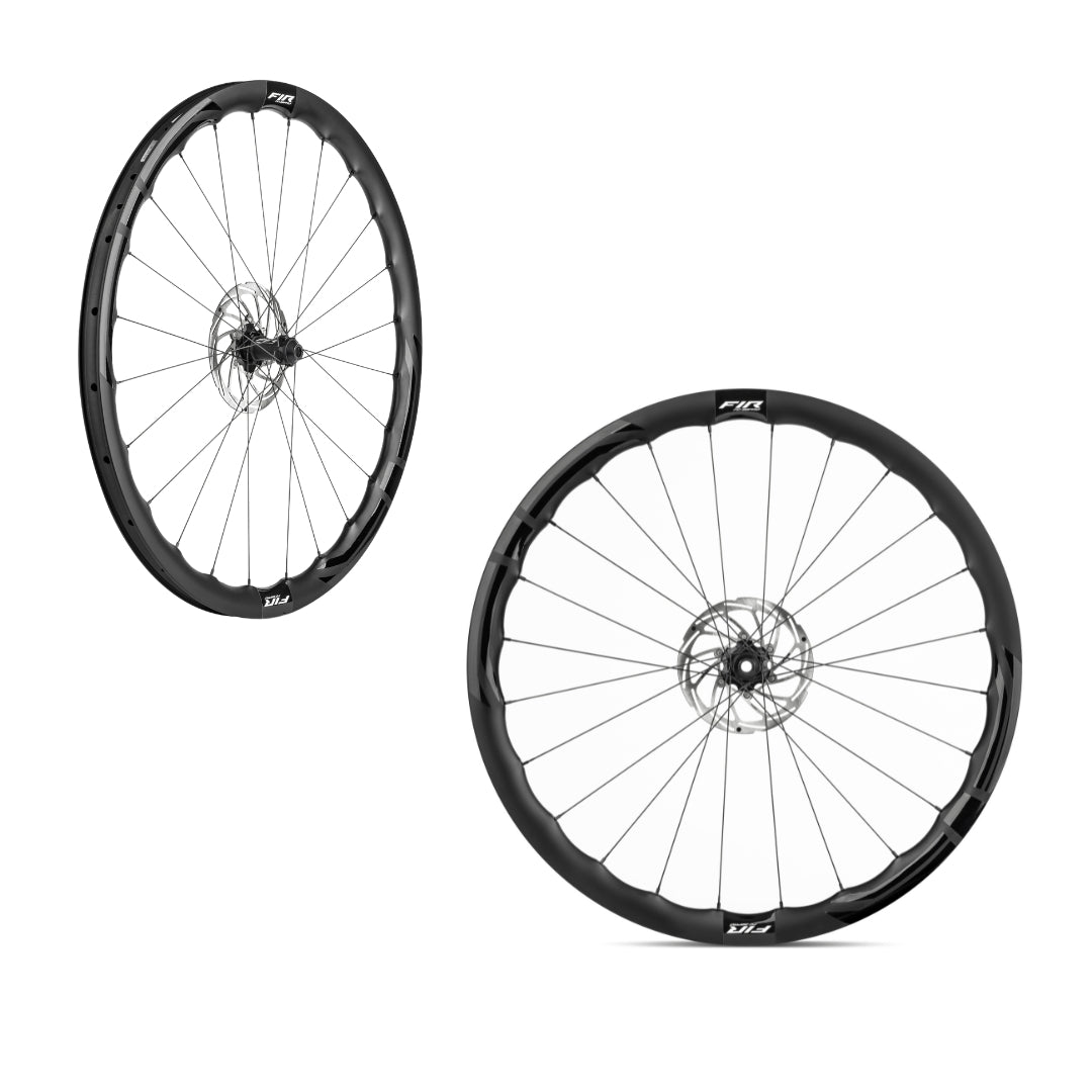Coppia Ruote FIR FC 38 PRO Carbon Disk Road NERO