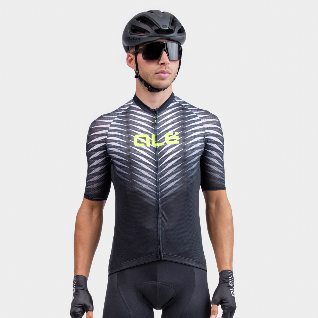 Maglia Maniche Corte Uomo Alè THORN NERO